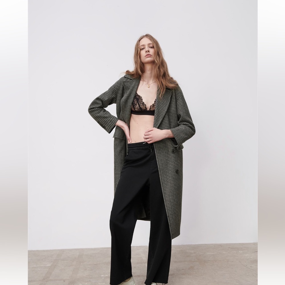 Zara wool blend oversized coat